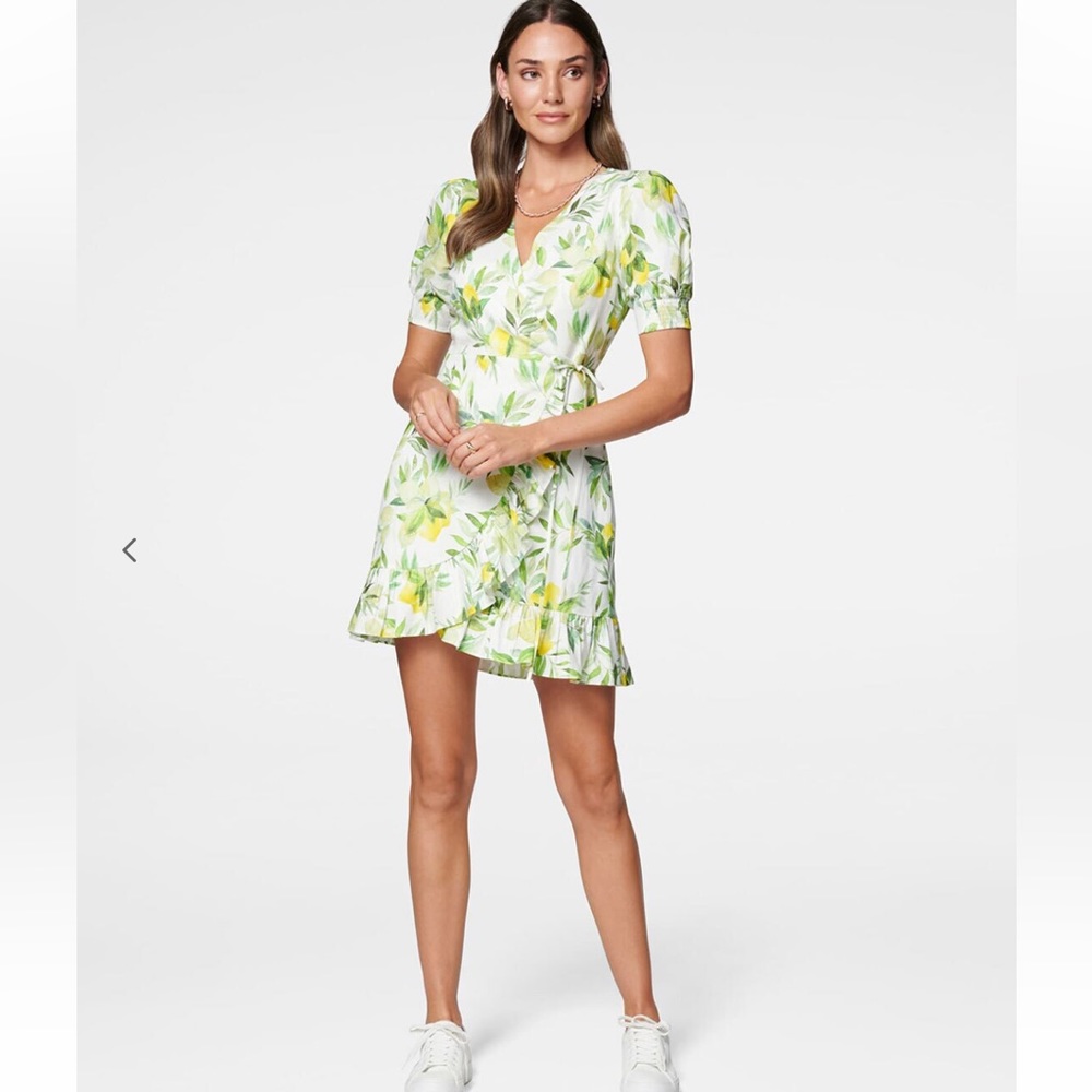 Forever new Boston wrap linen mini dress - Picture 5 of 5